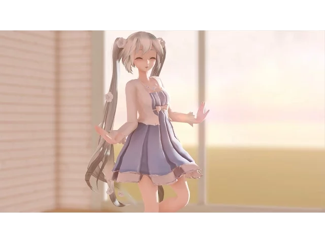 【mmd】初音ミクで「 ピチカートドロップス pizzicato drops 」 4k